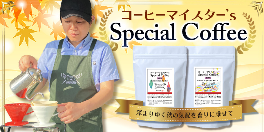 コーヒーマイスター’s Special Coffee　（秋限定　オーガニック・レギュラーコーヒー）