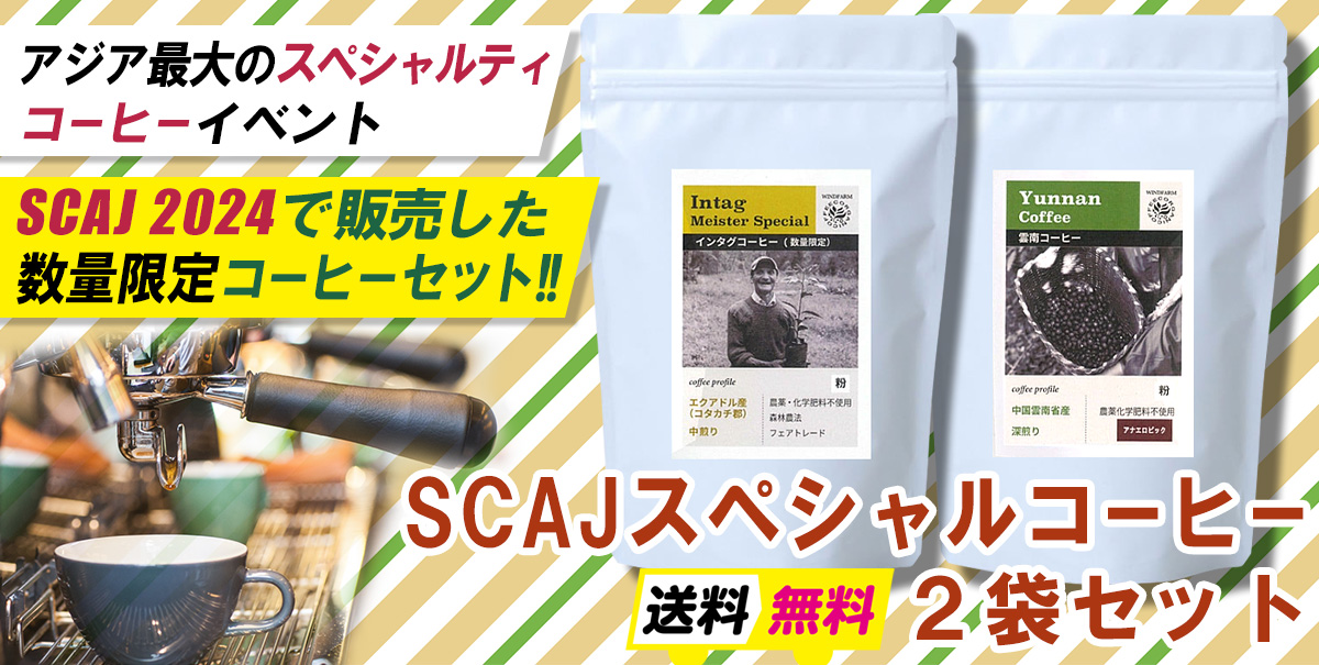 【数量限定】SCAJスペシャルコーヒー ２袋セット（100g × ２袋セット） 【 送料無料 】